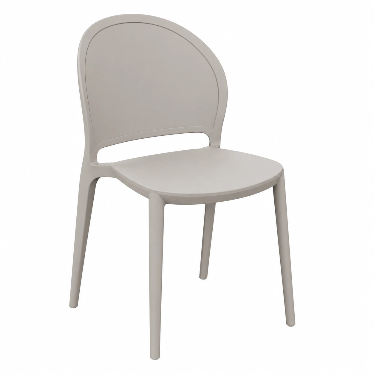 Chaise, coloris taupe, pour la salle à manger ou la cuisine