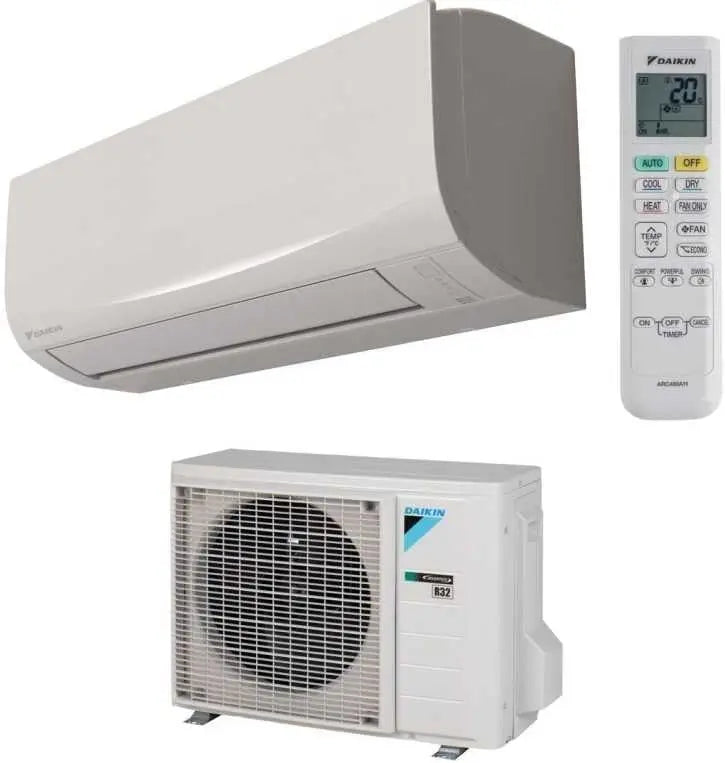 Daikin climatiseur split FTXF25F, 9000 BTU, avec connexion Wi-Fi, avec fonctions connectées, technologie Inverter
