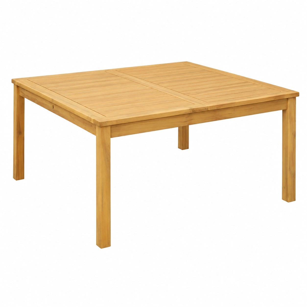 Table basse, en bois massif, 110 x 110 x 45 cm, pour le salon