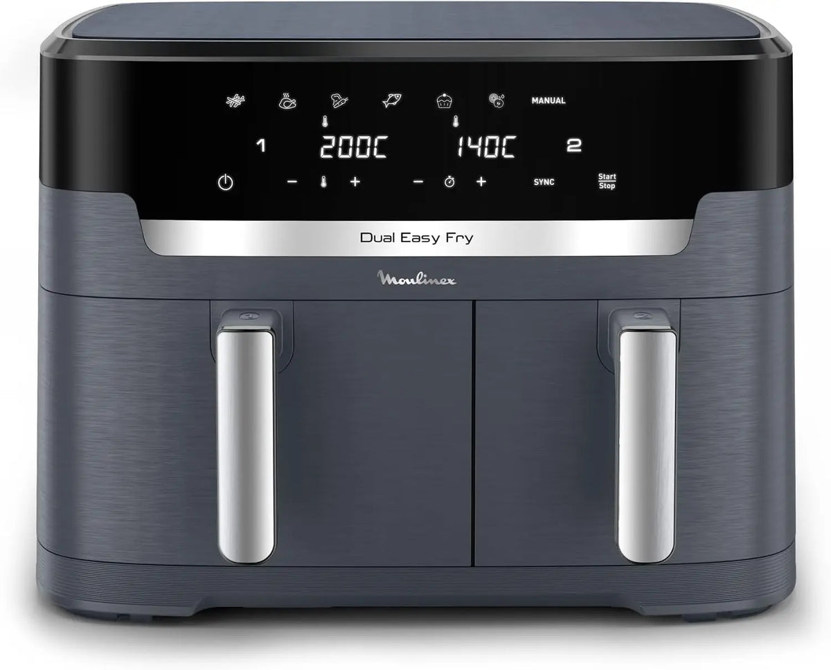 Moulinex friteuse à air chaud, capacité 11 L, coloris gris