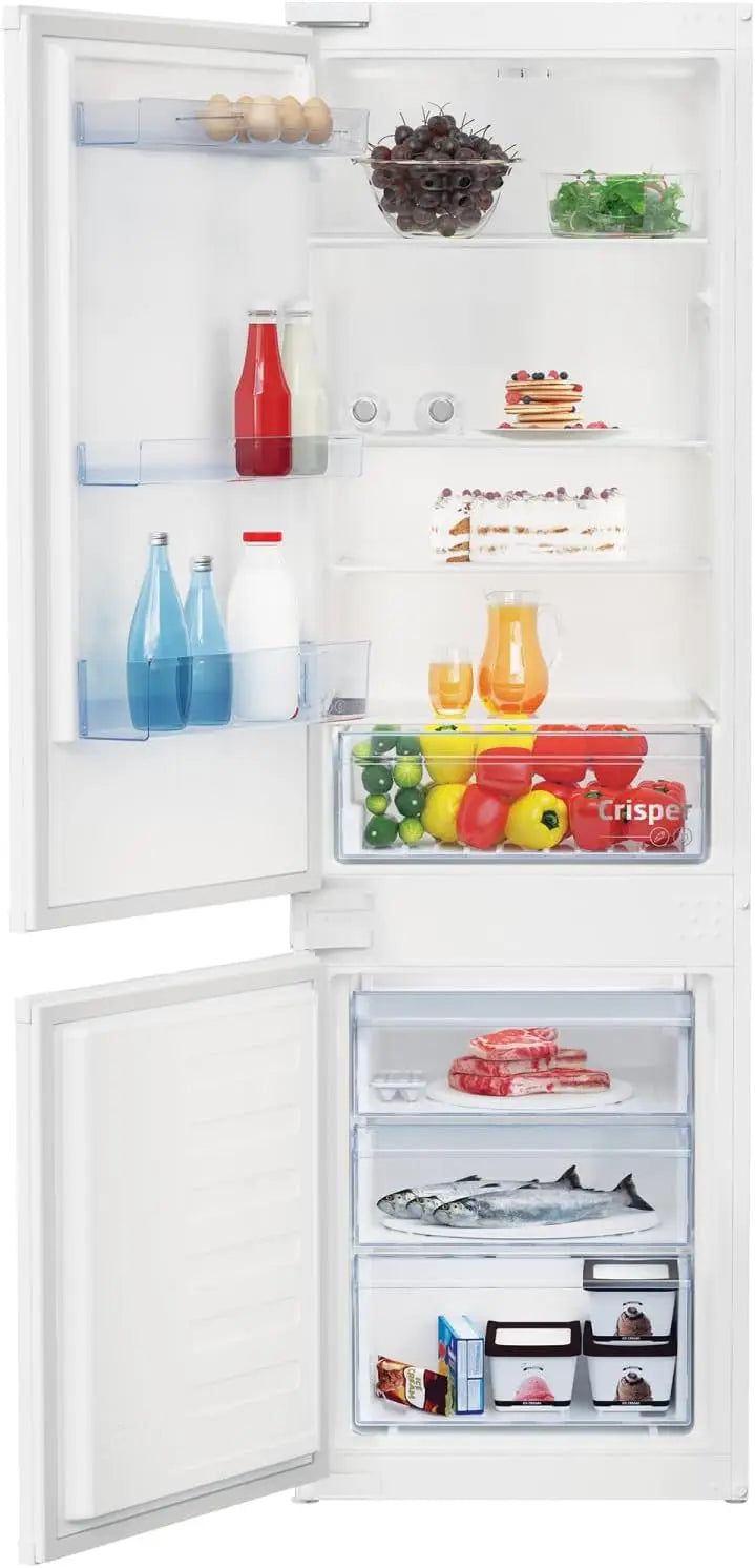 réfrigérateur combiné BCSA285K4SNLH, capacité 271 L, coloris blanc