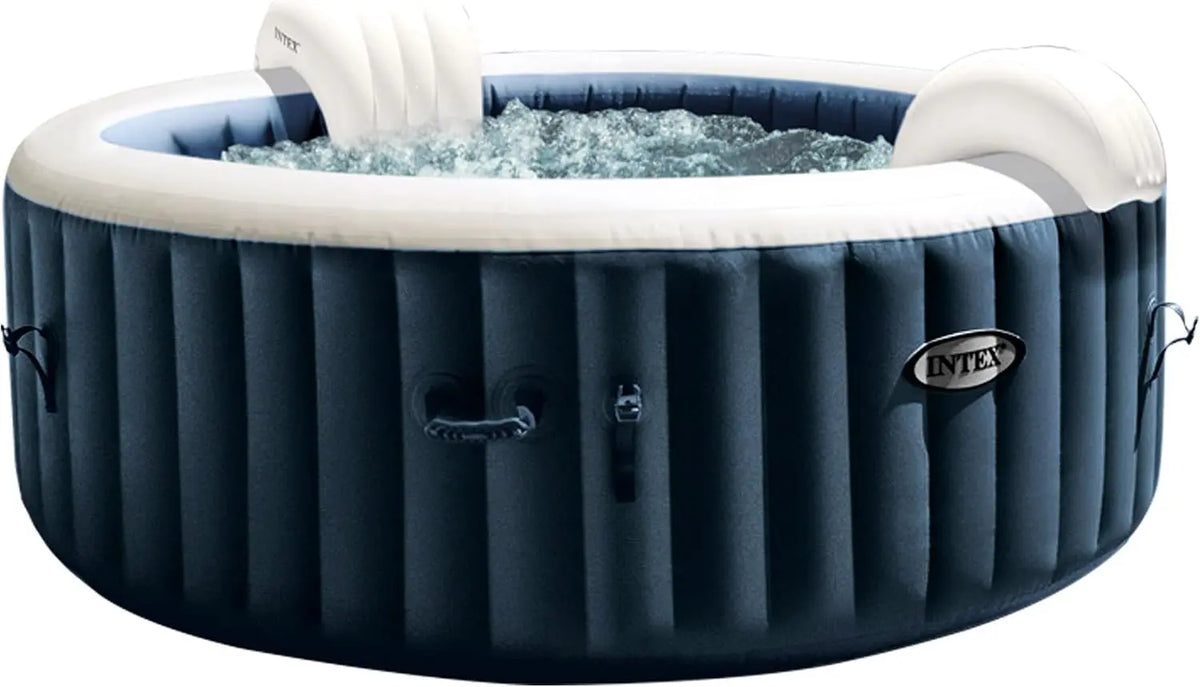 Intex spa, coloris bleu, pour créer un espace de détente extérieur