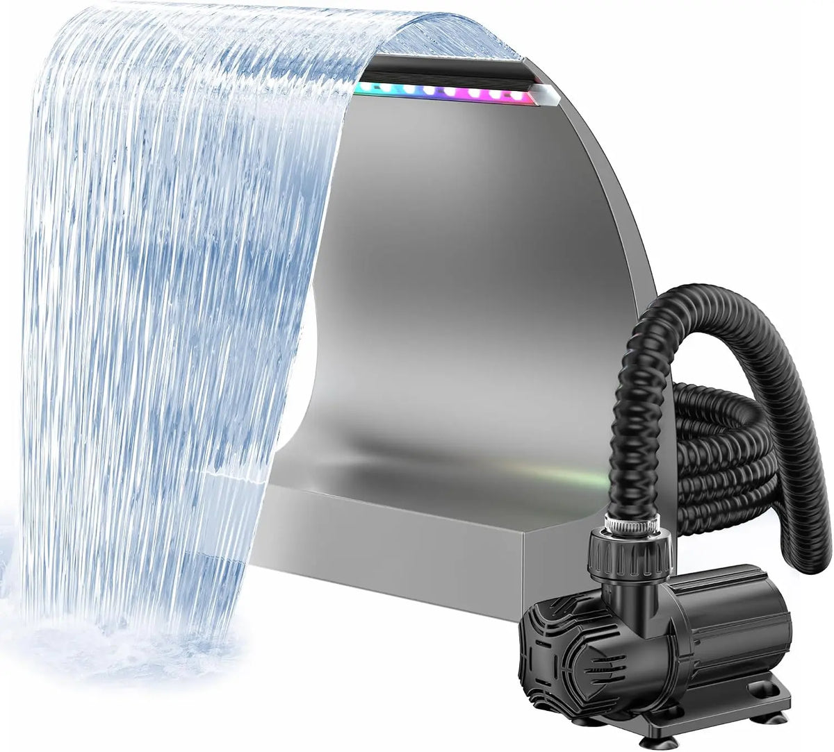 POPOSOAP cascade décorative pour bassin 300C, capacité 6000 L, format compact