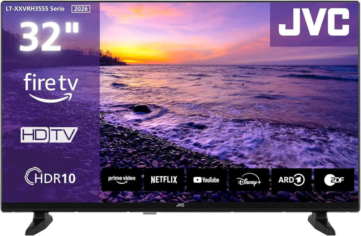 JVC téléviseur connecté LT-32VRH3555, avec fonctions connectées, compatible HDR