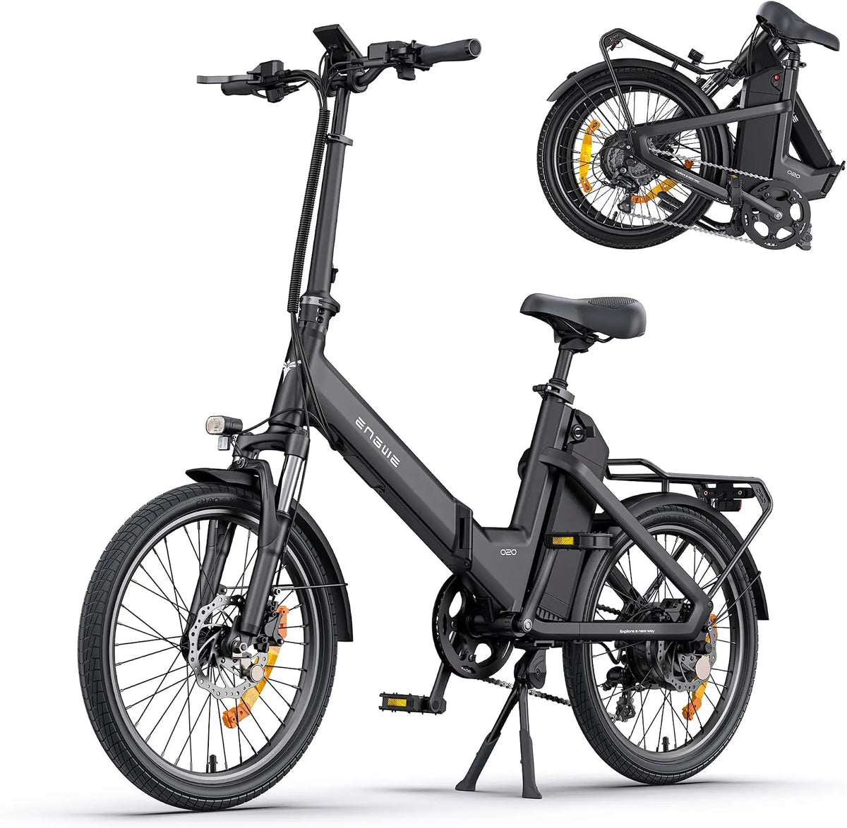 ENGWE vélo électrique O20, format compact, conception pliable