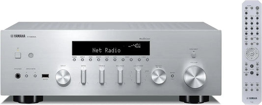 Yamaha récepteur multimédia R-N600A, avec connexion Wi-Fi, avec connexion Bluetooth, coloris gris