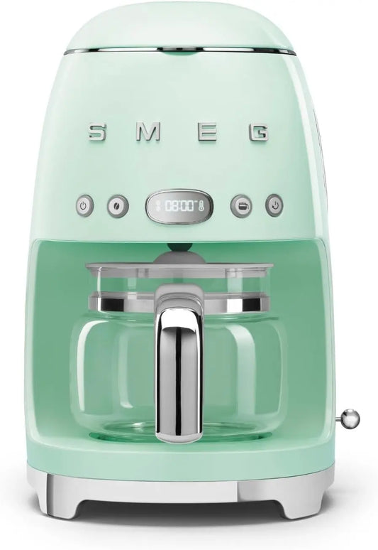 Smeg machine à café DCF02PGEU, puissance 1050 W, coloris vert