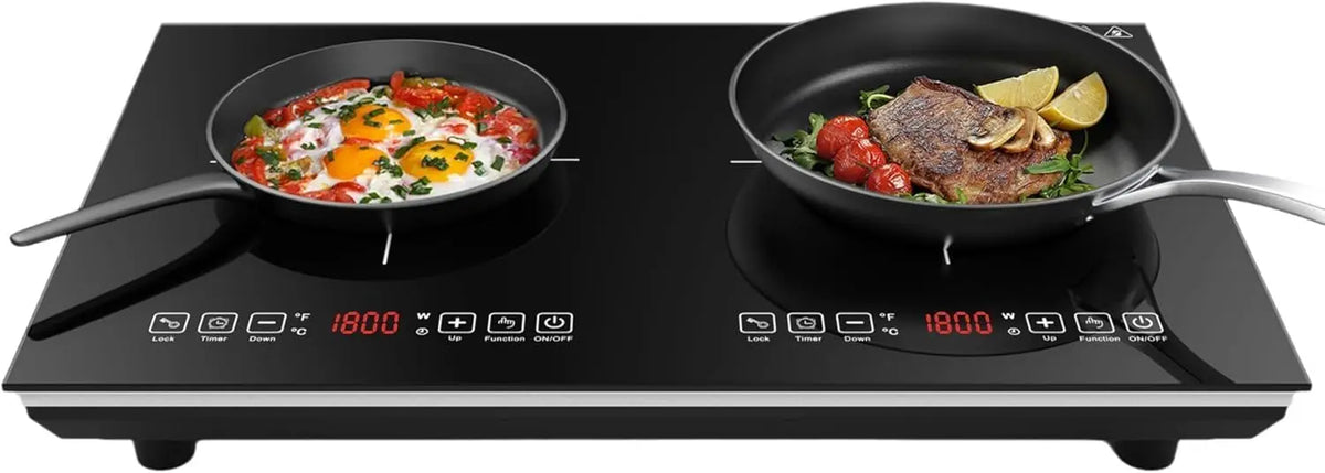 VBGK table de cuisson vitrocéramique, puissance 3600 W, format compact, avec minuterie