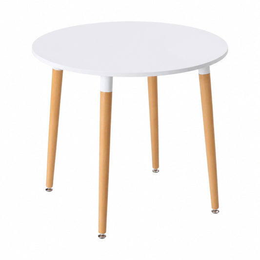 Table, en métal, coloris blanc, pour les espaces de vie