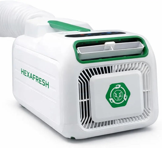HEXAPRO+ climatiseur R290, 4800 BTU, format compact, avec fonction déshumidification, avec fonction chauffage