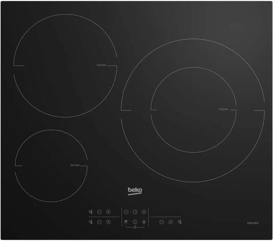BEKO table de cuisson électrique HII63205MT, puissance 5700 W