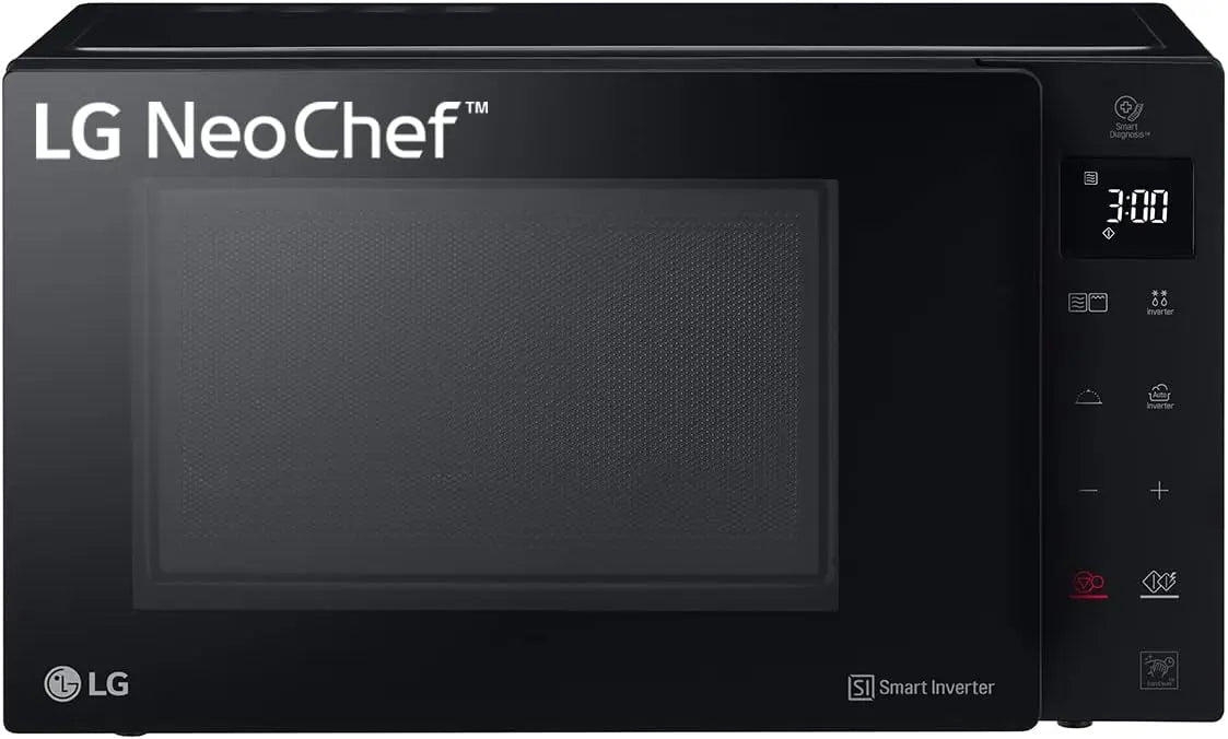 LG four à micro-ondes MH7235GPS, capacité 32 L, puissance 1200 W, avec fonctions connectées, technologie Inverter, coloris noir