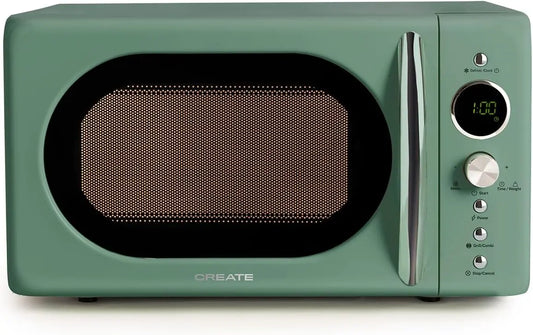 CREATE four à micro-ondes, capacité 20 L, puissance 900 W, coloris vert