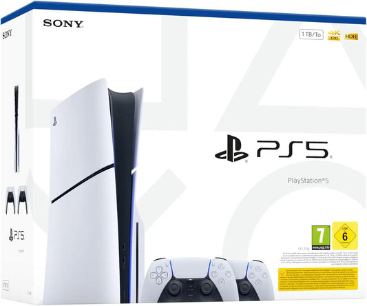 Playstation console de jeux PS5, résolution 4K UHD, coloris blanc