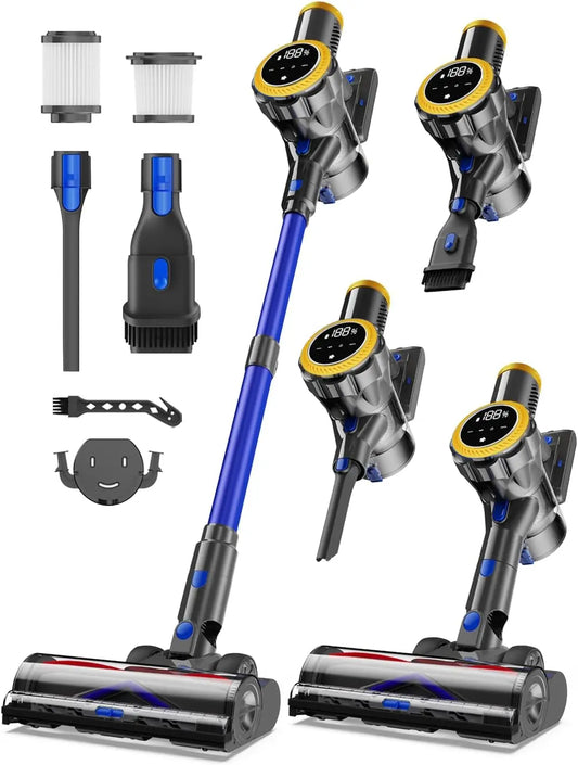Ginaray aspirateur balai sans fil, puissance 580 W, sans fil