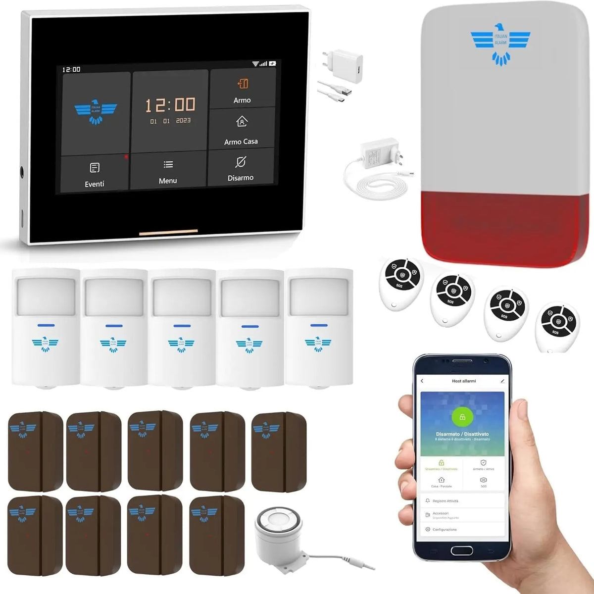 ITALIAN appareil électronique, sans fil, avec connexion Wi-Fi, avec fonctions connectées