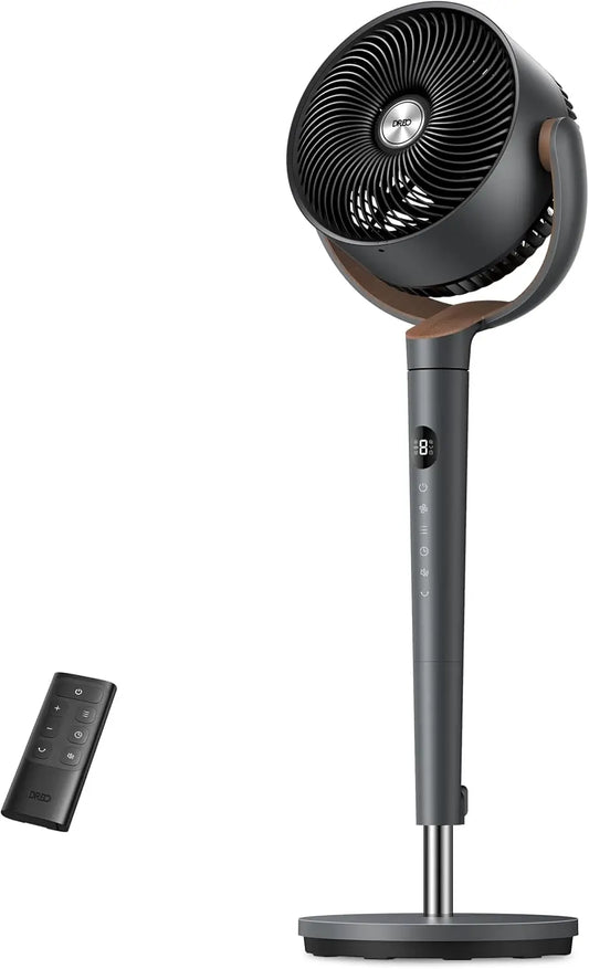 DREO ventilateur, à fonctionnement silencieux, avec télécommande, réglage adaptable