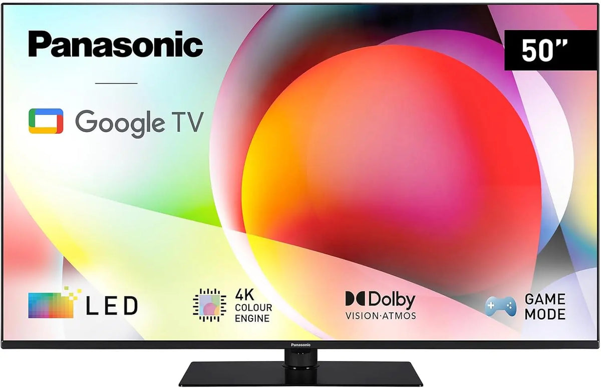 Panasonic téléviseur connecté TN-50W70AEZ, avec connexion Wi-Fi, avec fonctions connectées, résolution 4K UHD, coloris noir