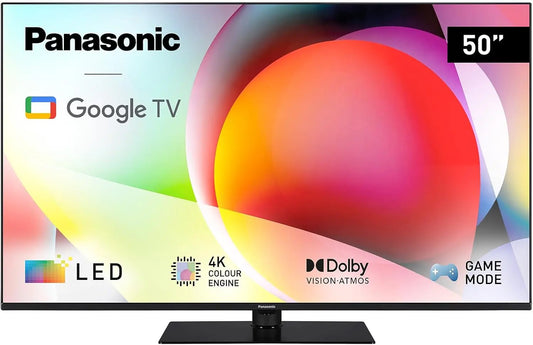 Panasonic téléviseur connecté TN-50W70AEZ, avec connexion Wi-Fi, avec fonctions connectées, résolution 4K UHD, coloris noir