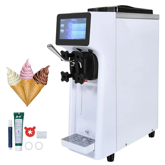 VEVOR machine à glace, capacité 10 L, puissance 900 W, avec écran tactile, usage professionnel