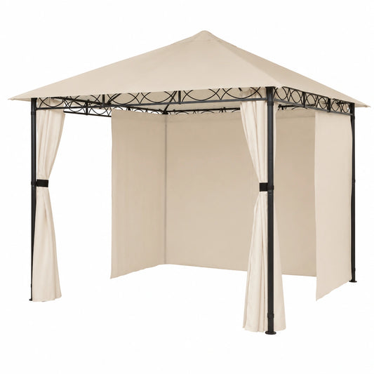 Structure d’ombrage, coloris beige, pour la terrasse ou le jardin