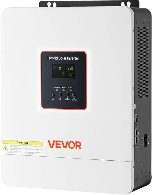 VEVOR onduleur solaire, puissance 4000 W, avec connexion Wi-Fi