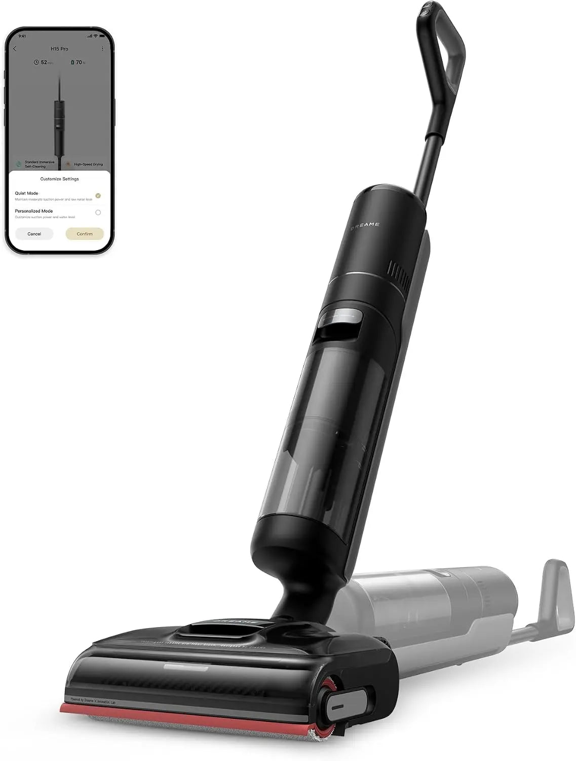 dreame aspirateur H15, avec fonctions connectées