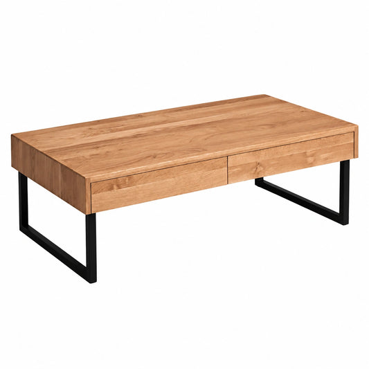 Table basse, en chêne, 110 x 35 x 60 cm, pour le salon