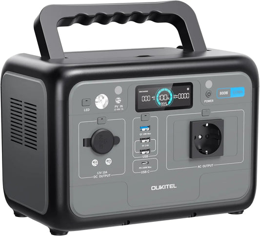 OKITEL station d'énergie portable P800, puissance 800 W, format compact