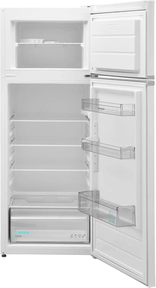 SHARP réfrigérateur combiné SJ-FTB01ITXWD-EU2, capacité 213 L