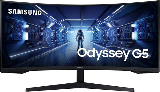 SAMSUNG moniteur pour ordinateur 1000R, résolution 4K UHD, coloris noir