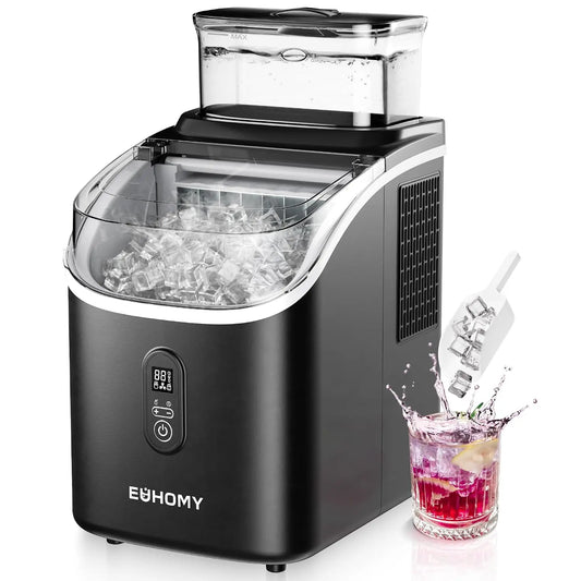 EUHOMY machine à glaçons, capacité 2 L, coloris noir