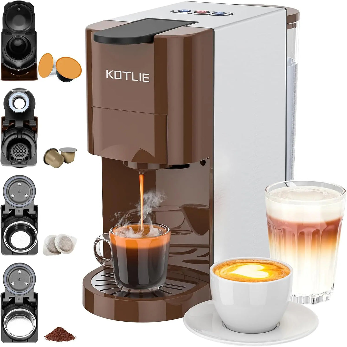 KOTLIE machine à café 513K, format compact