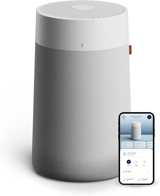 BLUEAIR purificateur d'air 3350i, à fonctionnement silencieux, coloris bleu