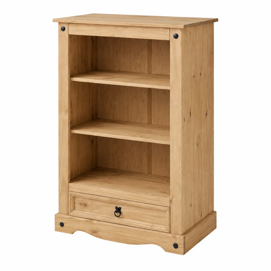 Bibliothèque, avec tiroirs, avec étagères, 81 x 110 x 33 cm, pour le salon ou le bureau