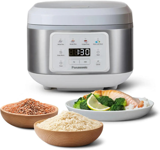 Panasonic cuiseur à riz SR-DA152WXE, capacité 1,5 L, coloris blanc
