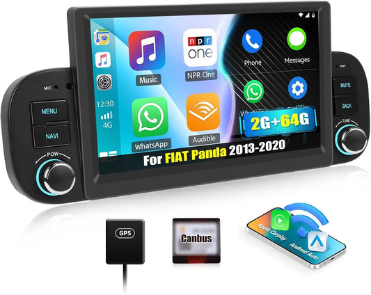 SIXWIN autoradio multimédia, sans fil, avec connexion Wi-Fi, avec connexion Bluetooth