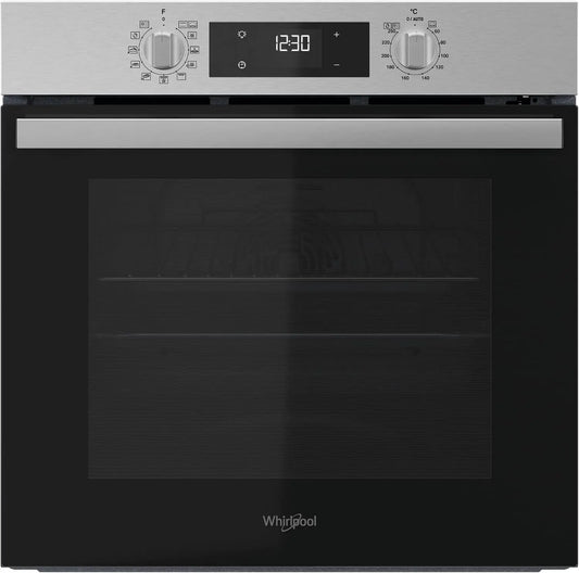 Whirlpool four électrique OMR58RR0X, capacité 71 L, dimensions 59,5 x 59,5 x 55,1 cm, installation encastrable
