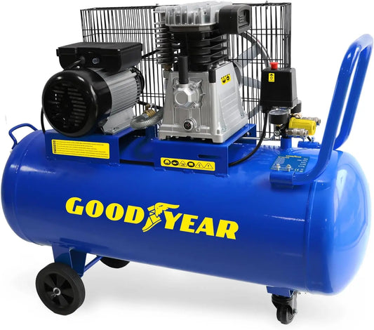 GOODYEAR compresseur d'air 3CV, capacité 100 L, puissance 2250 W