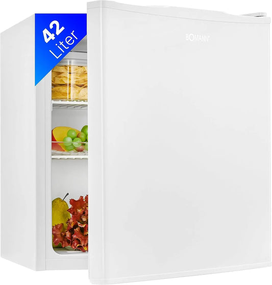 Bomann réfrigérateur, capacité 42 L, réglage adaptable, coloris blanc
