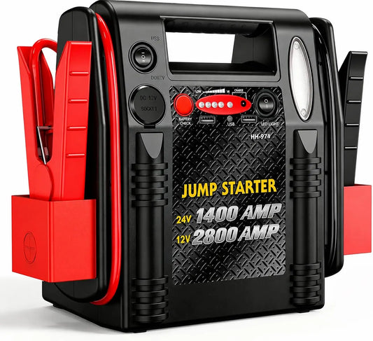 Booster batterie rechargeable 2800A, format compact