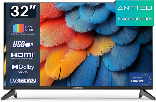 Antteq téléviseur connecté E32-AH1Q1L, écran 32 pouces