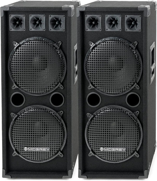 McGrey enceinte audio DJ-2222, puissance 1000 W