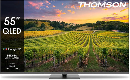 THOMSON téléviseur connecté HDR10, écran 55 pouces, avec connexion Wi-Fi, avec connexion Bluetooth, avec fonctions connectées