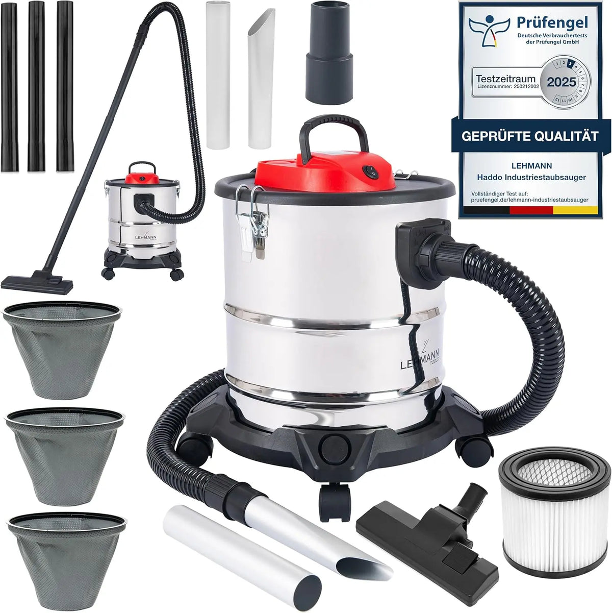 Lehmann souffleur, capacité 20 L, puissance 2000 W, usage professionnel, coloris argenté