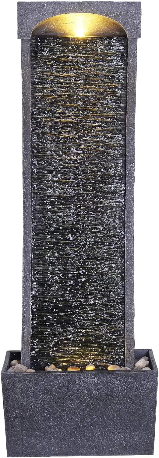 Teamson fontaine de jardin RJ-19048-EU, coloris noir