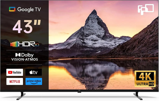 FPD téléviseur connecté, écran 43 pouces, avec fonctions connectées, résolution 4K UHD