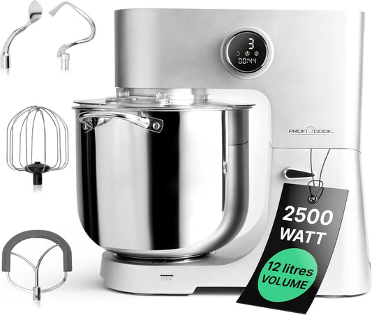 Profi robot de cuisine multifonction, capacité 12 L, puissance 2500 W